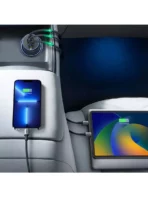 Încărcător Auto UGREEN 75W, Triple Port (2x USB-C + USB-A), Power Delivery 3.0 - imagine 3