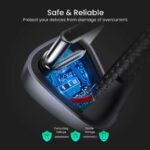 Cablu unghiular UGREEN  USB 2.0 mascul la USB-C 3A, 2m (negru) - Image 5